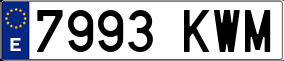 Truck License Plate